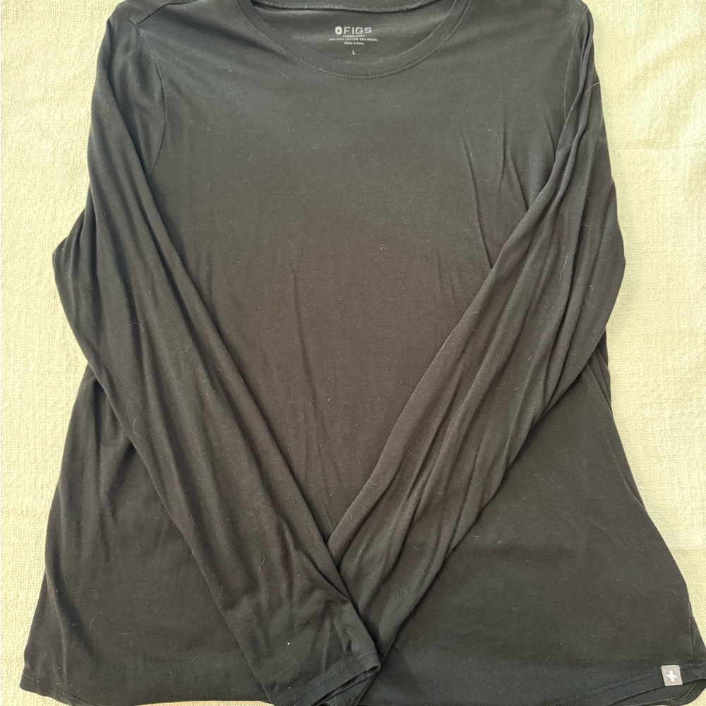 Figs Charcoal Long Sleeve